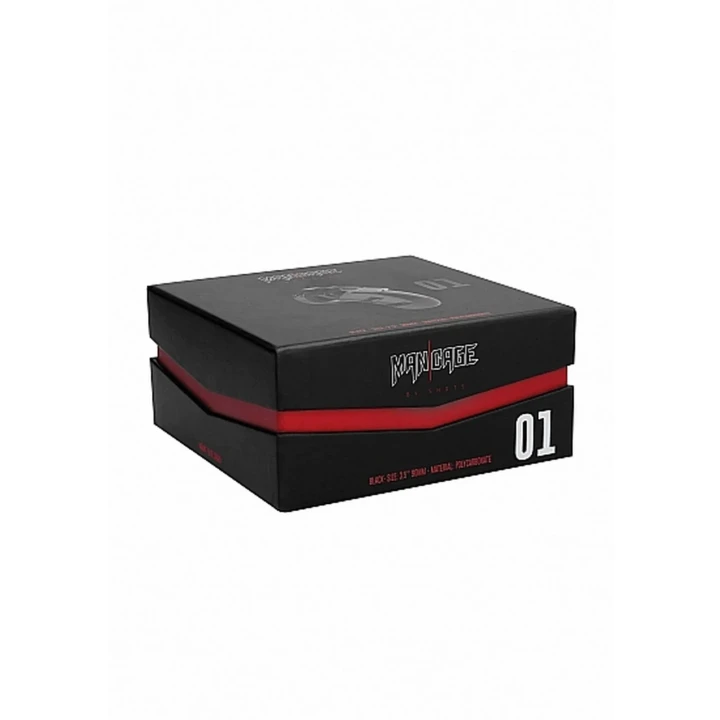 Klatka erekcyjna - Model 01 - Czarna - 3.5