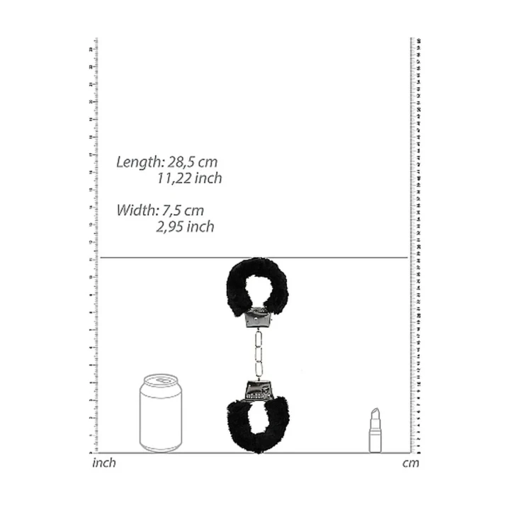 Beginner's Handcuffs Furry - Black