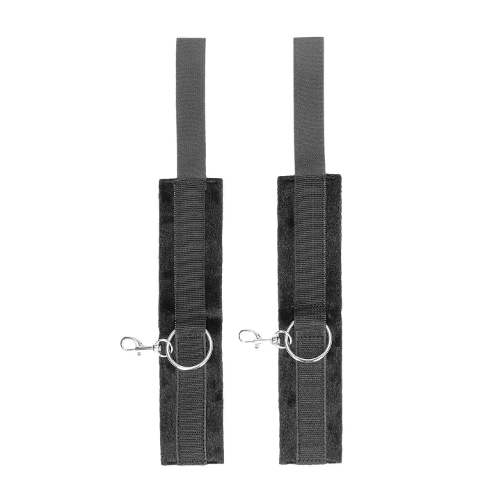 Kajdanki na ręce lub kostki z regulowanymi paskami na rzepy, komfortowe i trwałe