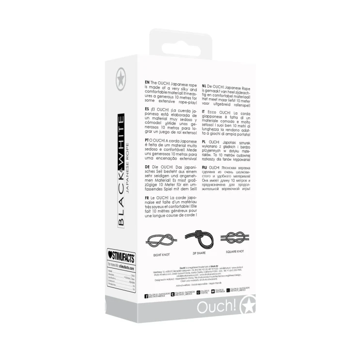 Sznurek japoński do krępowania, 10 metrów, średnica 0,8 cm, bezpieczny i wygodny w użyciu