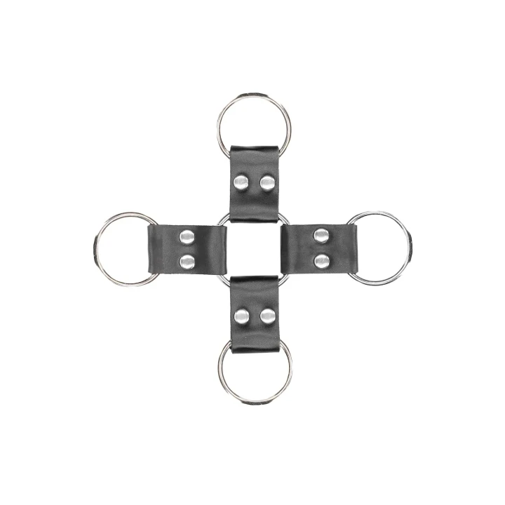 Mankiety ze skórzanym wiązaniem z regulacją - rękawice i kostki do zabaw intymnych