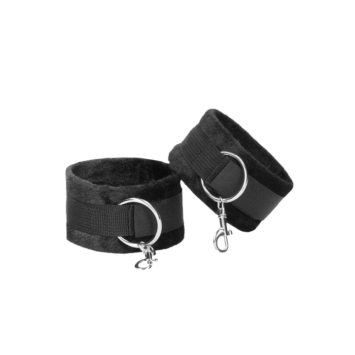 Hogtie z rzepami, futrzane kajdanki na ręce i kostki - komfortowe i uniwersalne