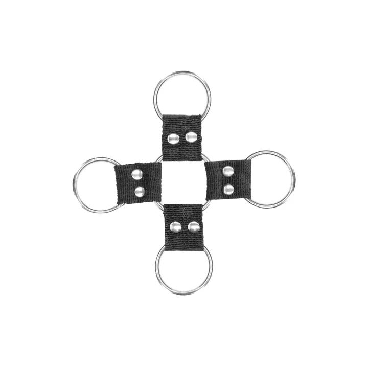 Hogtie z rzepami, futrzane kajdanki na ręce i kostki - komfortowe i uniwersalne