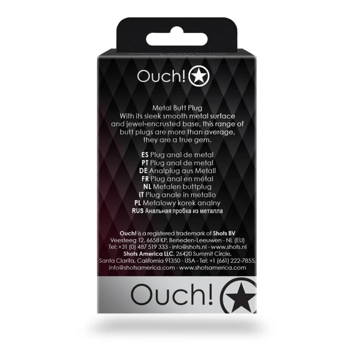 Zatyczka analna z sercem gem – mała, wodoodporna, metalowa, elegancka i bezpieczna