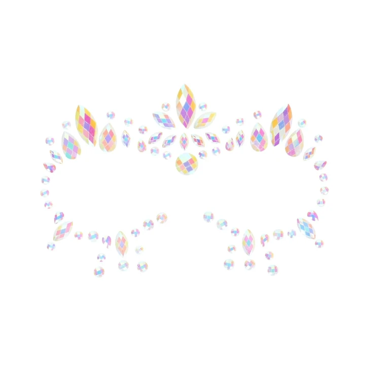 Naklejki na ciało - Błyszczące Stickery na Twarz z Efektem Świecenia w Ciemności