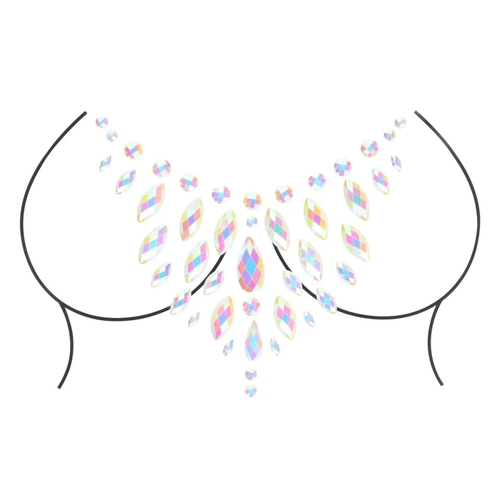 Naklejki biżuterii na ciało - Bling Sticker do dekoldu, świecące w ciemności