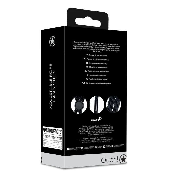 Regulowane rękawice z liną do BDSM - komfortowe i estetyczne akcesoria dla par