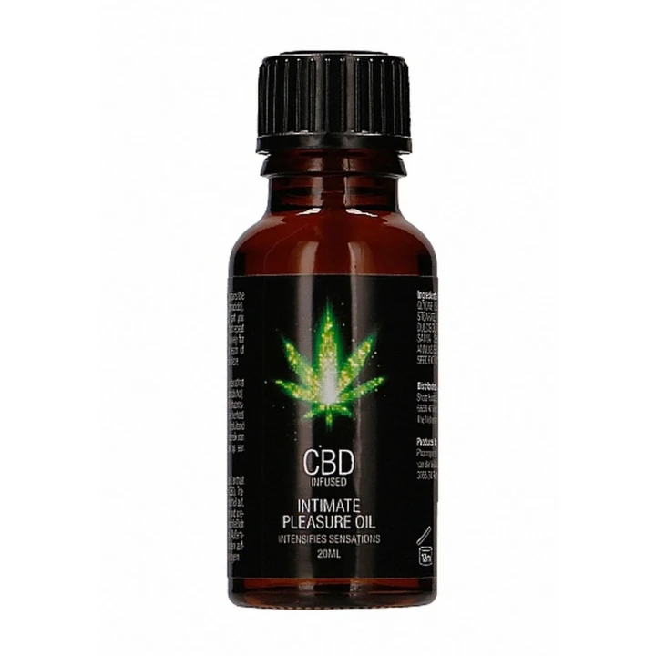Olejek do intymnej przyjemności CBD z naturalnymi składnikami - 20 ml