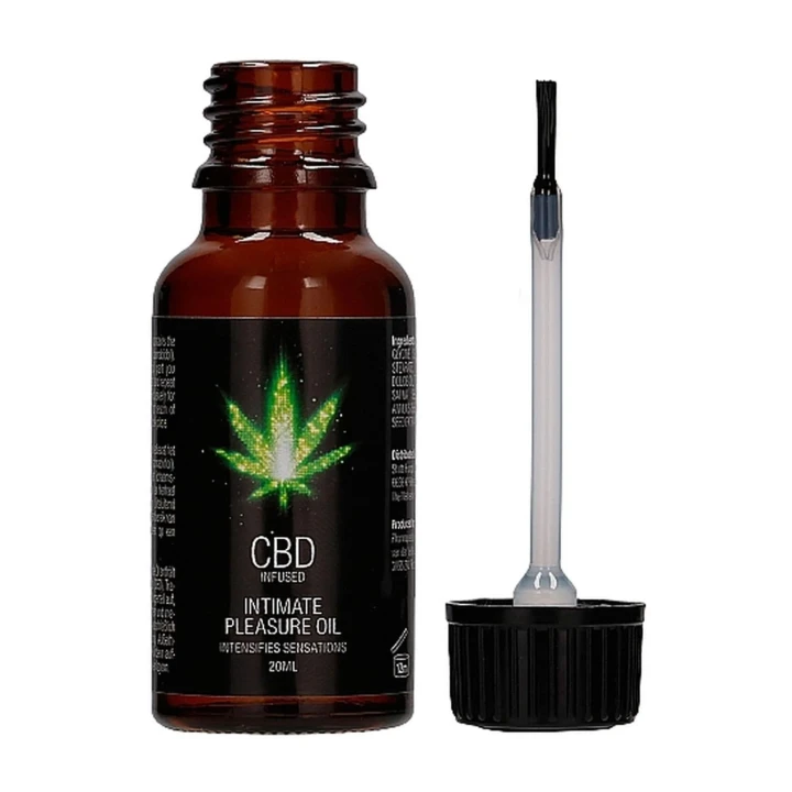Olejek do intymnej przyjemności CBD z naturalnymi składnikami - 20 ml