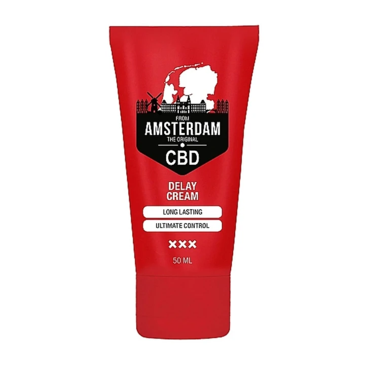 Krem opóźniający z CBD z Amsterdamu - 50 ml do intensyfikacji doznań seksualnych