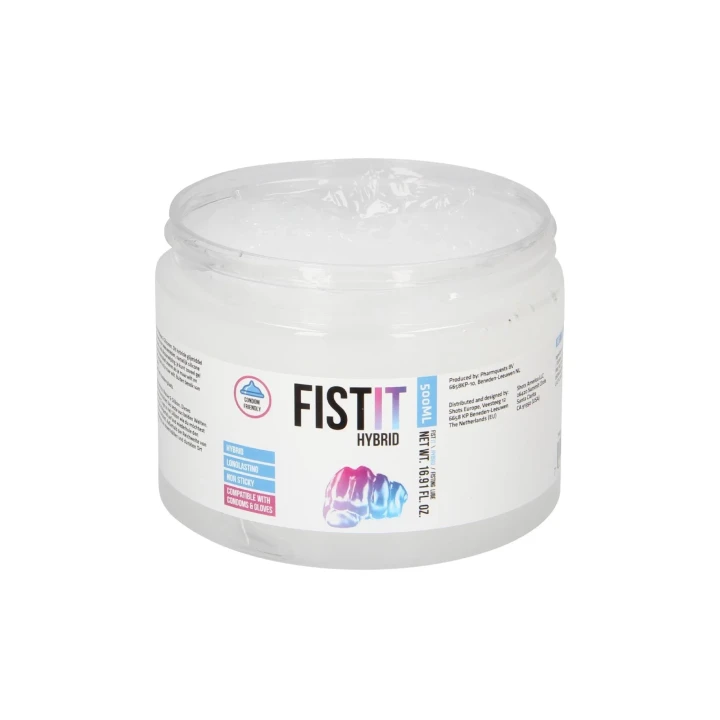Hybrydowy lubrykant intymny Fist It - 500 ml, na bazie wody i silikonu