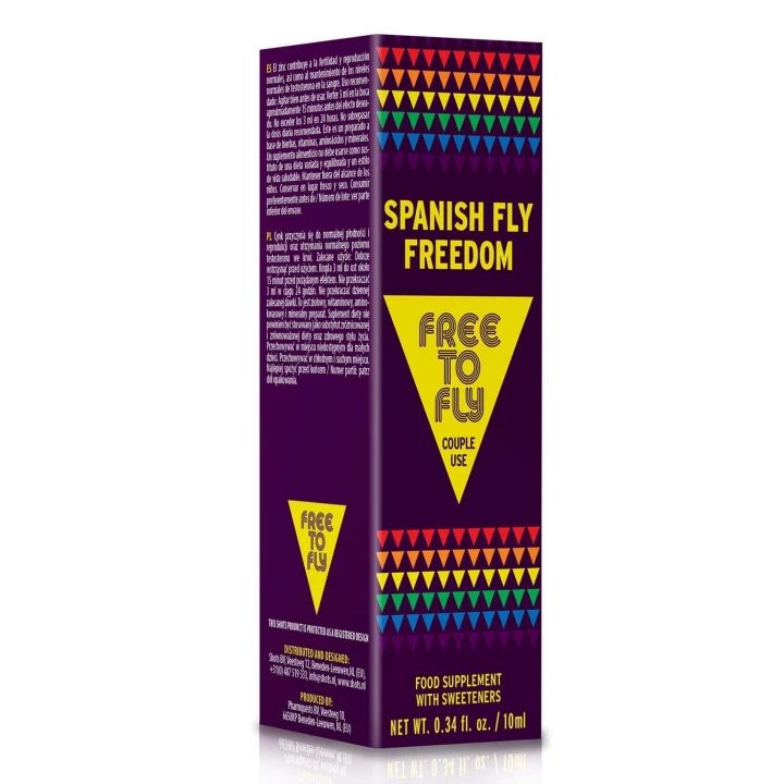 Suplement diety na zdrowie reprodukcyjne - Spanish Fly - Free to Fly - 10 ml