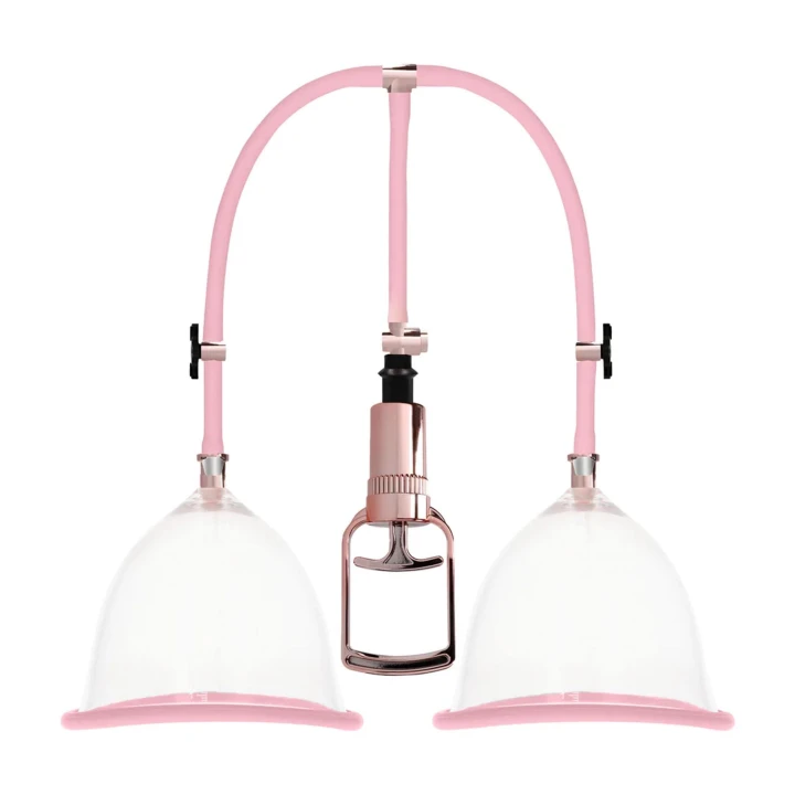 Zestaw do pompowania piersi - duży silikonu, z ręczną pompką i wężykem