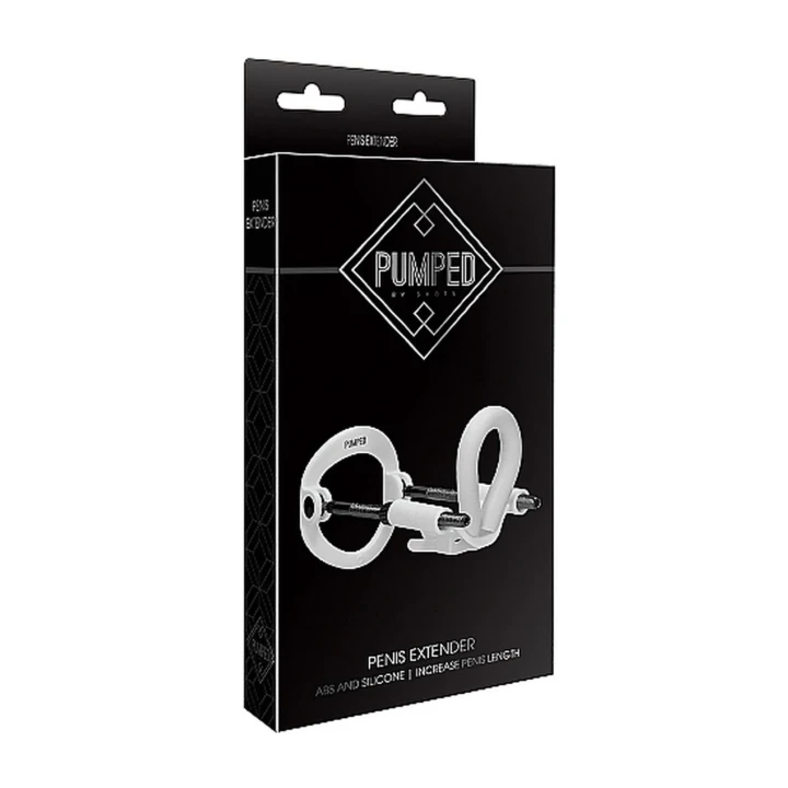 Urządzenie do wydłużania penisa Pumped - Białe, Wygodne i Efektywne