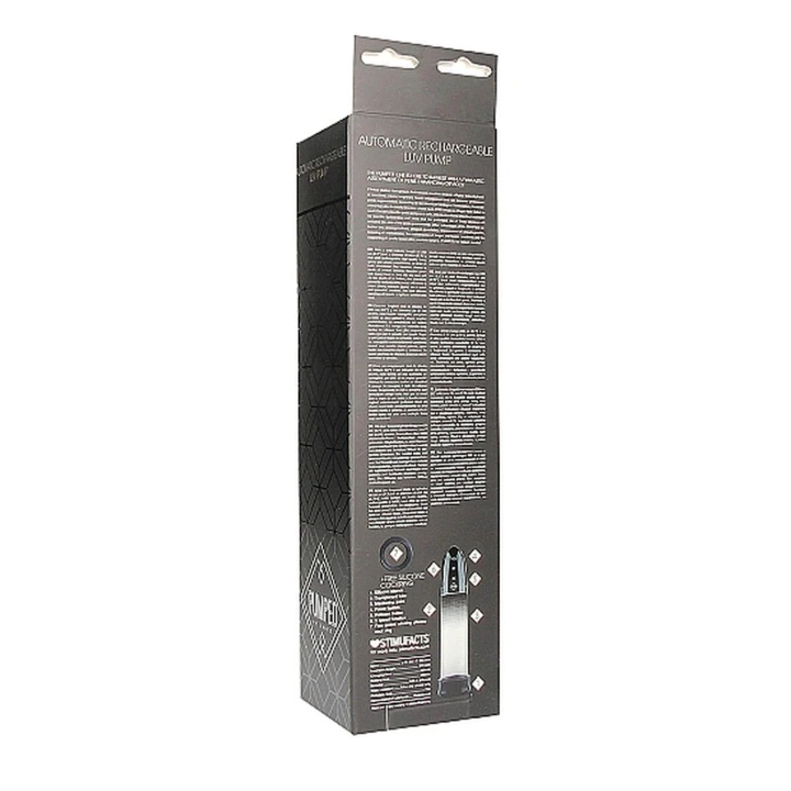 Automatyczna Ładowalna Pompa do Erekcji z Silikonowym Uszczelnieniem - Czarna