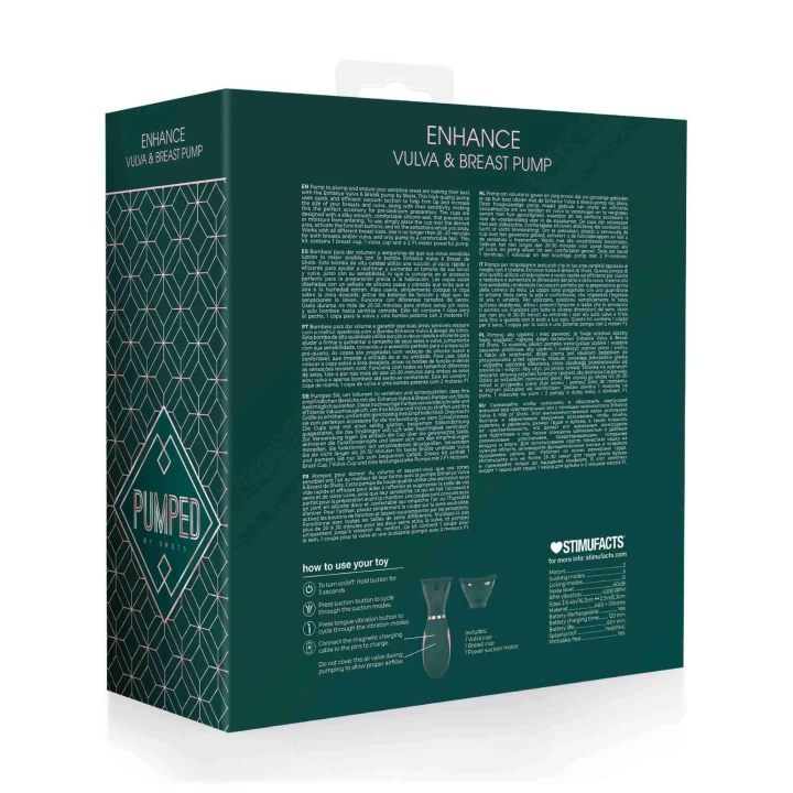 Pompa do Łechtaczki i Piersi - Automatyczna, 13 Prędkości, Silikonowa, Ładowana Akumulatorowo