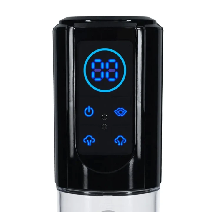 Automatyczna wodoodporna pompka próżniowa do penisa MegaLift - czarna