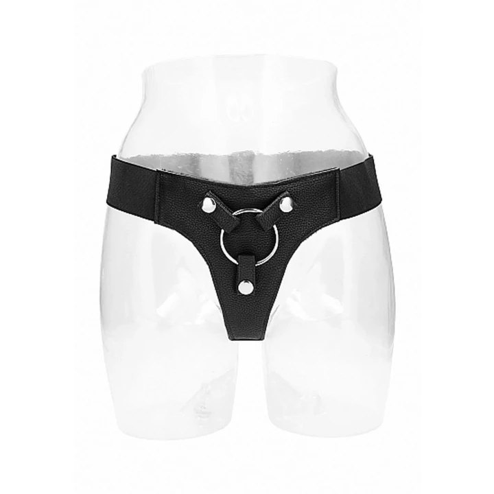 Elastyczna uprząż do dildo z regulowanymi paskami dla maksymalnego komfortu