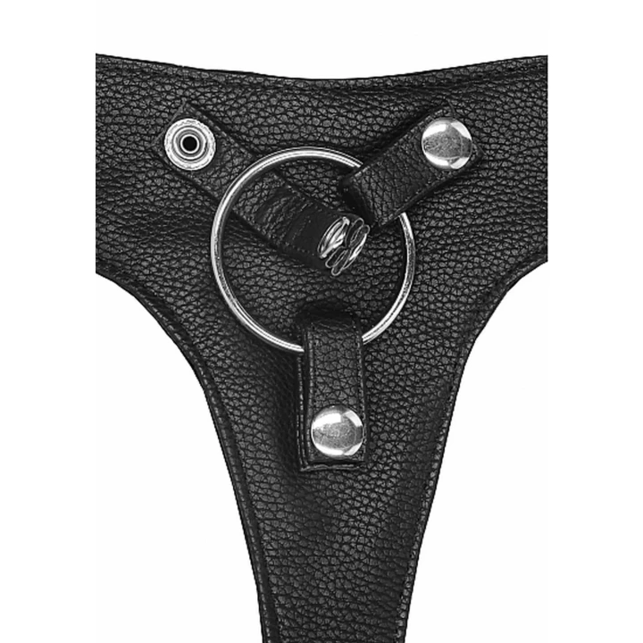 Elastyczna uprząż do dildo z regulowanymi paskami dla maksymalnego komfortu