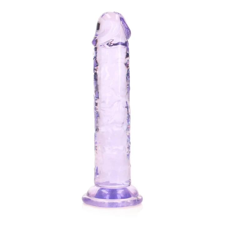 Realistyczne dildo straight z przyssawką, 6'' (15,5 cm), materiał TPE, wodoodporne.