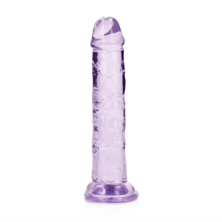 Realistyczne dildo straight z przyssawką, 6'' (15,5 cm), materiał TPE, wodoodporne.