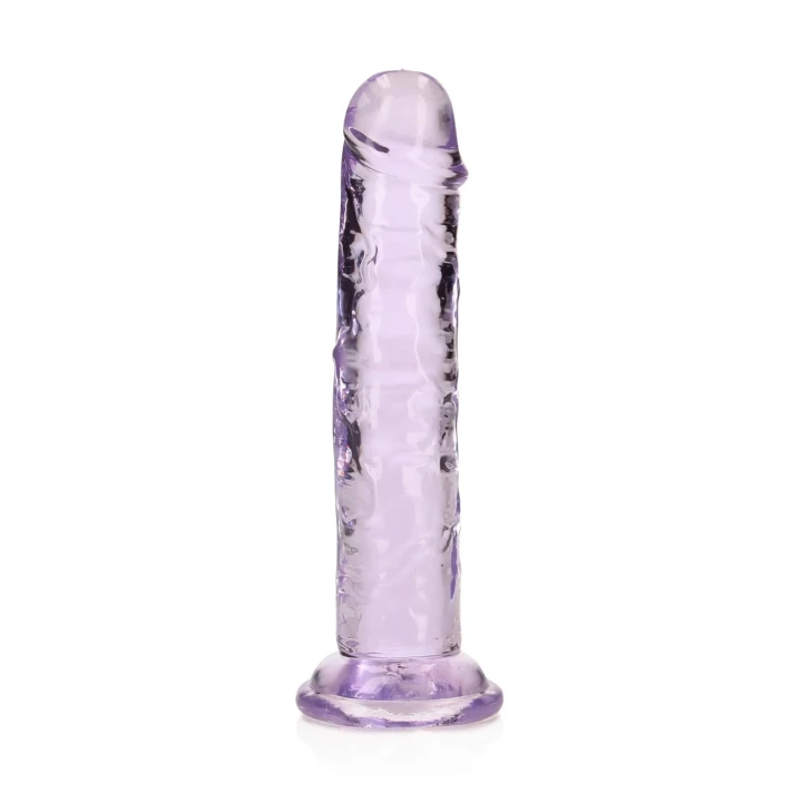 Realistyczne dildo straight z przyssawką, 6'' (15,5 cm), materiał TPE, wodoodporne.
