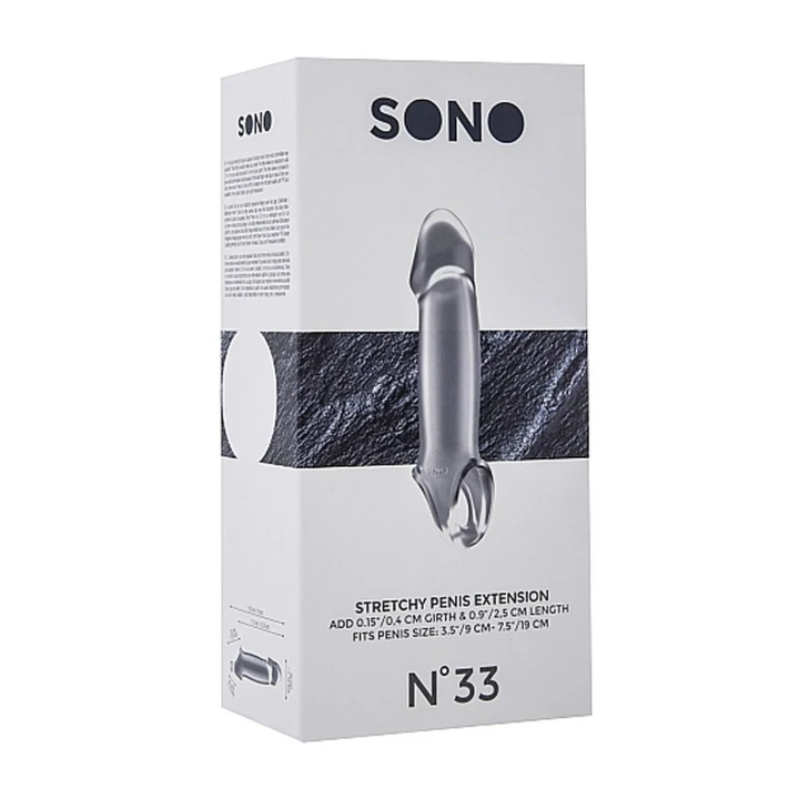 Elastyczna nakładka powiększająca pręta - przezroczysta, dodaje długości i obwodu