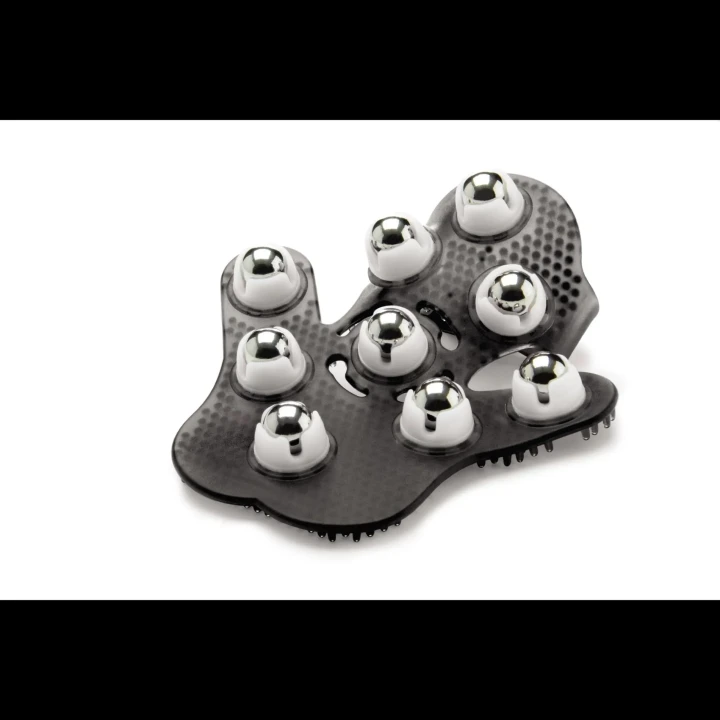 Innowacyjna rękawica masująca Touché z obrotowymi rolkami do głębokiego relaksu