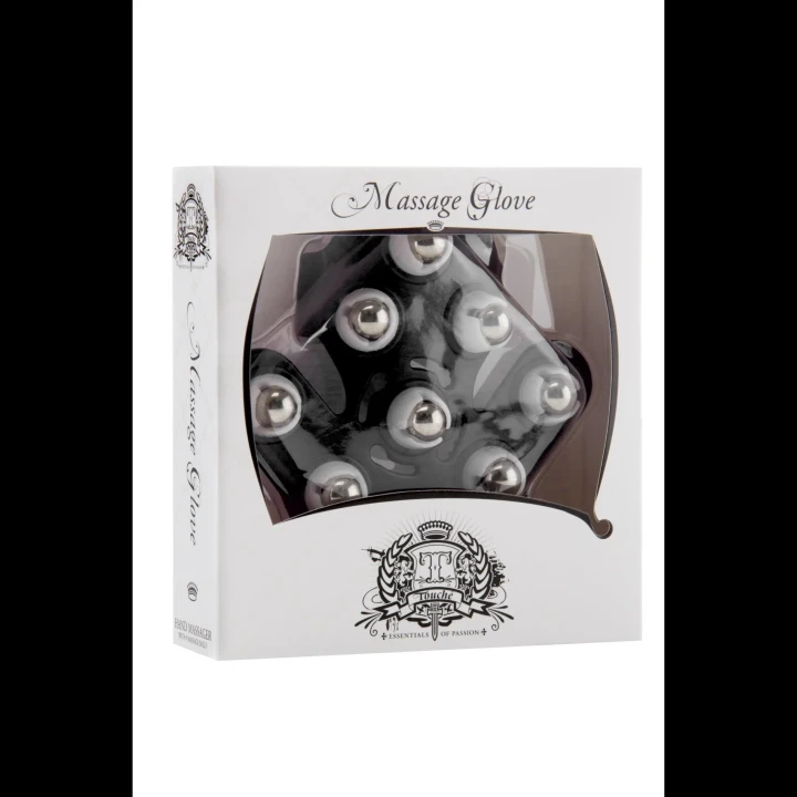 Innowacyjna rękawica masująca Touché z obrotowymi rolkami do głębokiego relaksu