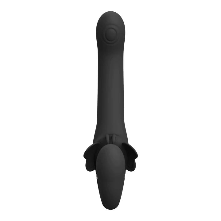 Strapon bez uprzęży Satu - intensywna wibracja, 3 silniki, wodoodporny, czarny