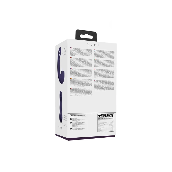 Wibrator do punktu G z potrójnym silnikiem, funkcją 'come-hither' i ładowaniem USB