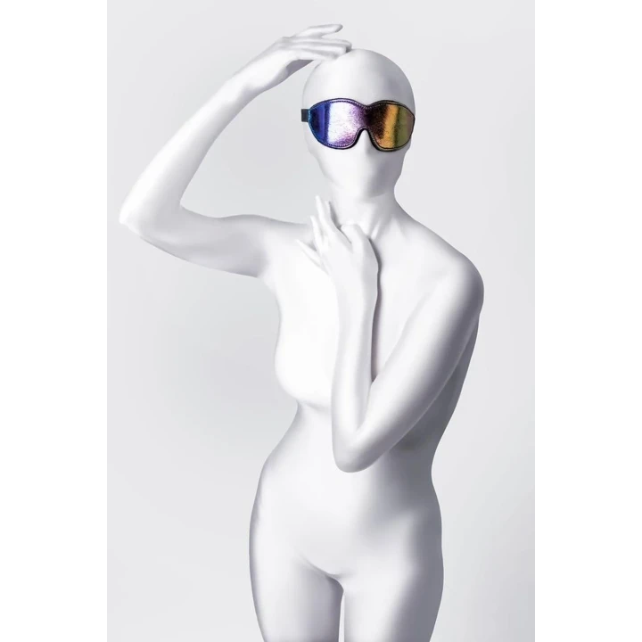 Maseczka Anonymo z PVC z artystycznym nadrukiem, długość 27,5 cm, dla każdego wieku