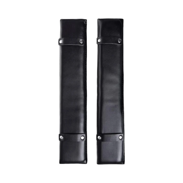 Pasy do intymności Anonymo, skórzane, regulowane, czarne, 145 cm