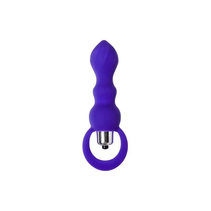 Zatyczka analna silikonowa Curvy, 14 cm, średnica 3.2 cm, purpurowa, ToDo by Toyfa