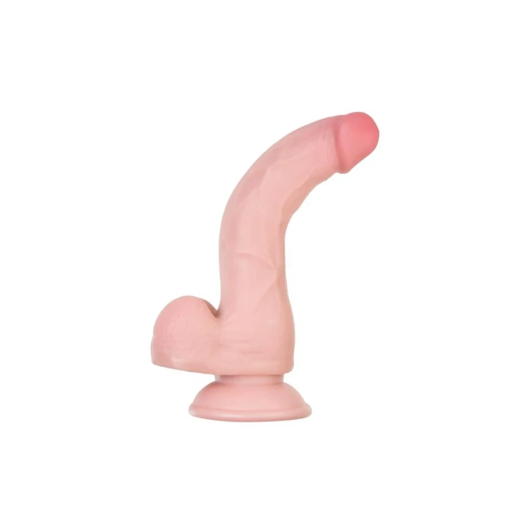 Dildo realistyczne My Babe, 20 cm, TPE, bezpieczne dla ciała, z przyssawką