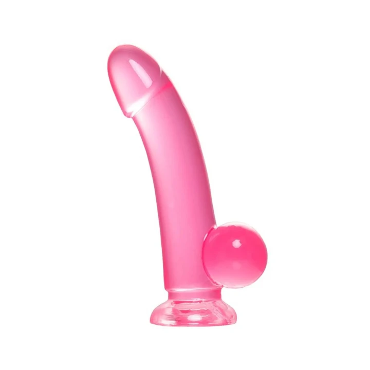Dildo realistyczne A-Toys Fush, TPE, różowe, 18 cm, z przyssawką, elastyczne