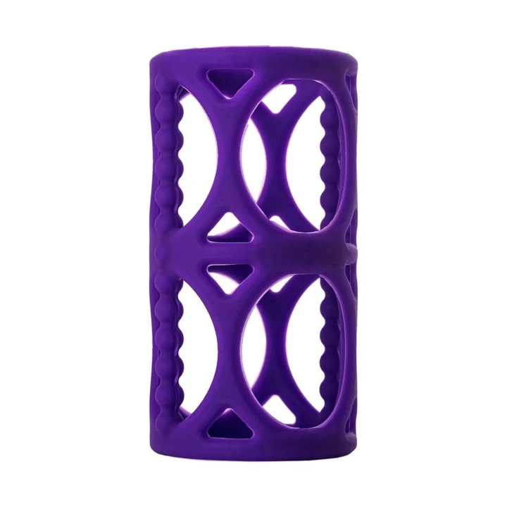 Nakładka na penisa, silikonowa, elastyczna, fioletowa, długość 7,5 cm, A-Toys