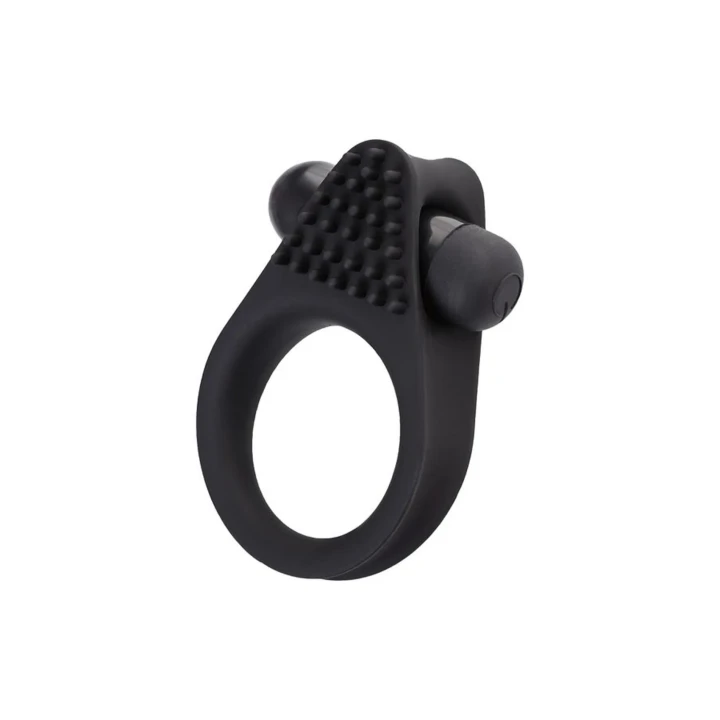 Pierścień erekcyjny A-Toys BRID z wibracjami, silikonowy, czarny, 6,3 cm