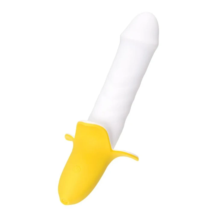 Wibrator do stymulacji G-spot, ergonomicznym kształcie, 19 cm, silikonowy, JOS B-nana