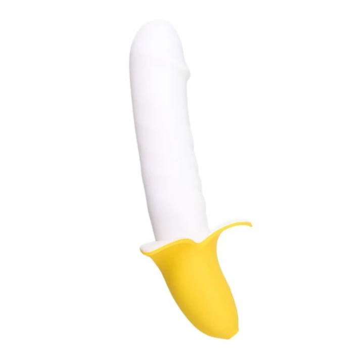 Wibrator do stymulacji G-spot, ergonomicznym kształcie, 19 cm, silikonowy, JOS B-nana