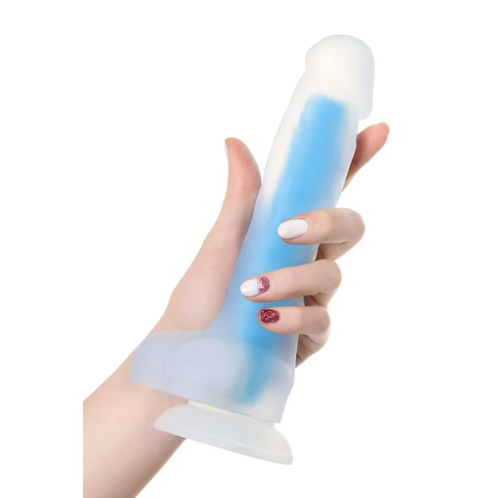 Dildo świecące Bruce Glow od TOYFA, realistyczne, silicone, długość 22 cm
