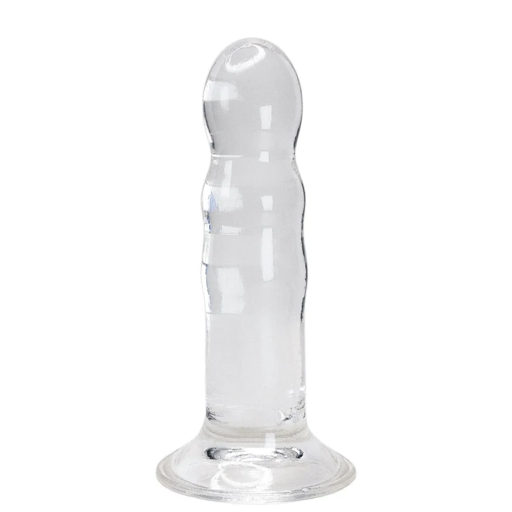 Realistyczne dildo z przyssawką, hipoalergiczne, 14 cm, półprzezroczyste TPE