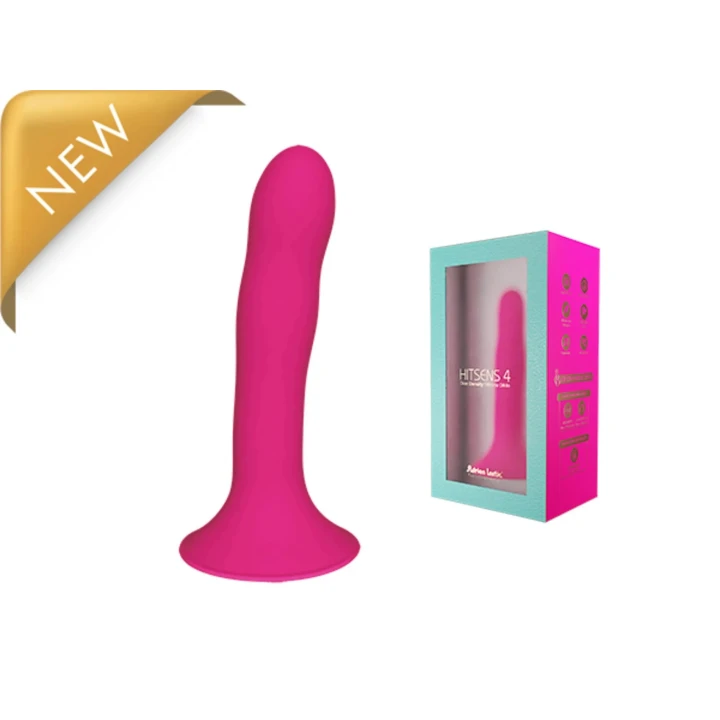 Dildo o podwójnej gęstości SILEXPAN, długość 6,8 cala, różowy, silikoon premium