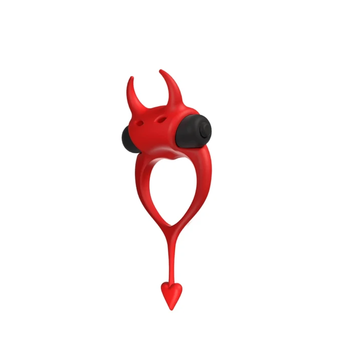 Wibracyjny pierścień cockring z medycznego silikonu, 11 cm, elastyczny, z bateriami