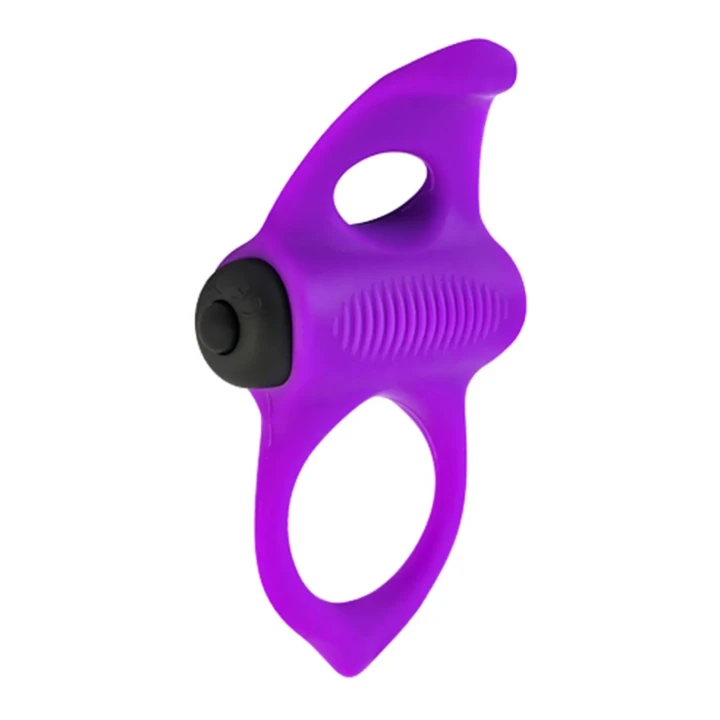 Wibrator-pierścień erekcyjny z silikonowym wykończeniem i 3 prędkościami wibracji