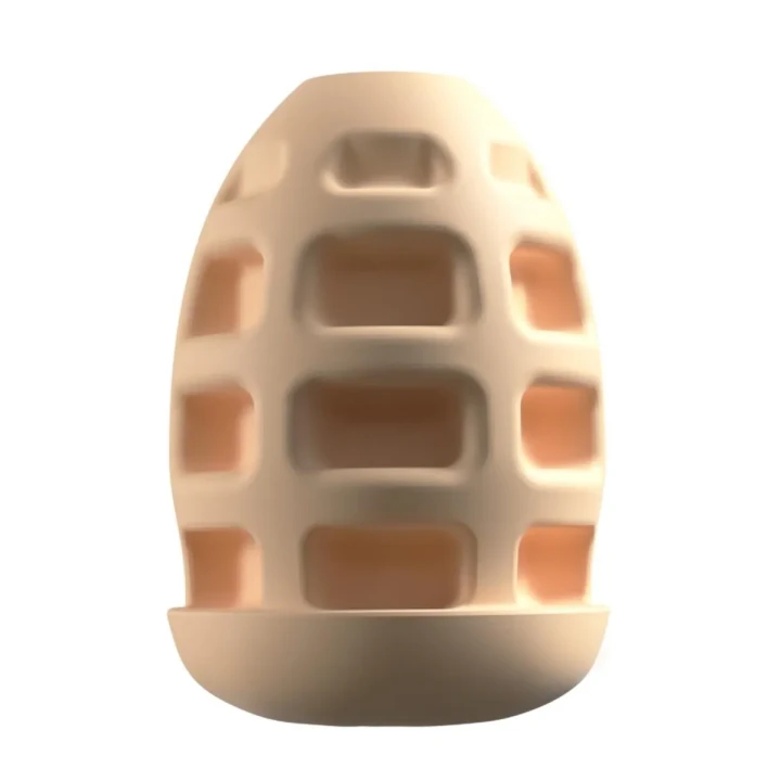 Mini masturbator z materiału TPE, kompaktowy, dyskretny, długość 8,5 cm, średnica 5 cm