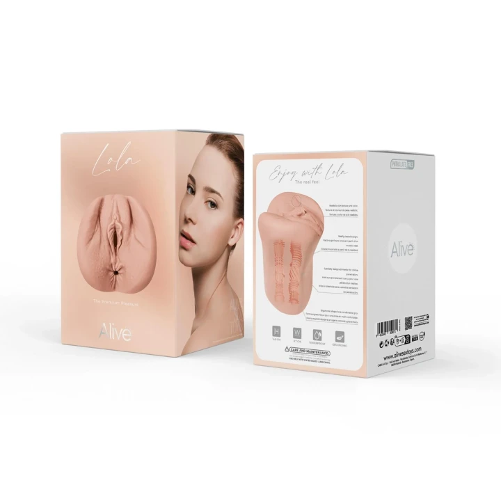 Masturbator realistyczny Lola z wodoodporną konstrukcją, hipoalergicznym materiałem