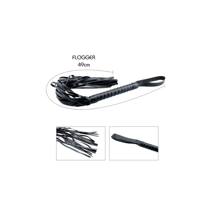 Zestaw BDSM Secret Desires w kolorze czarnym - 8 akcesoriów do eksploracji fantazji