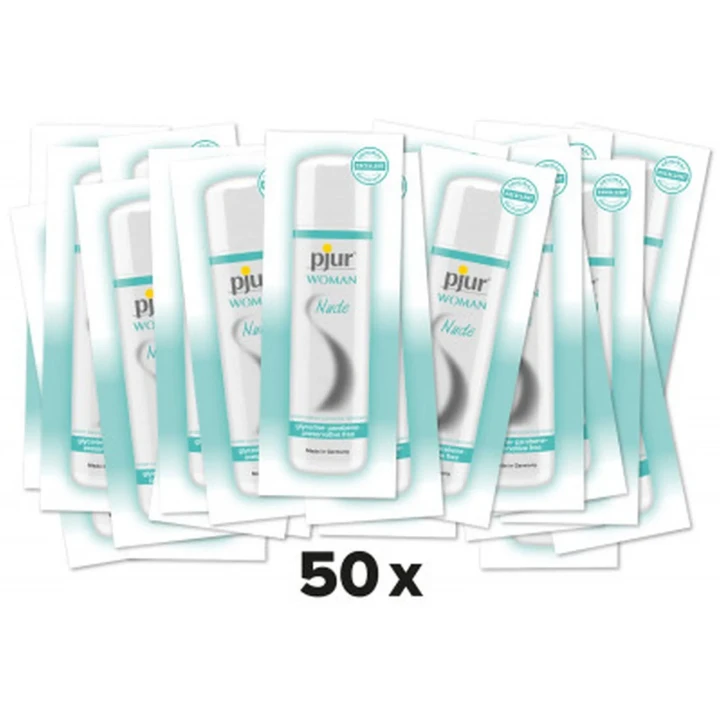 Żel pjur Woman Nude 2ml water based personal lubricant 50 sztuk