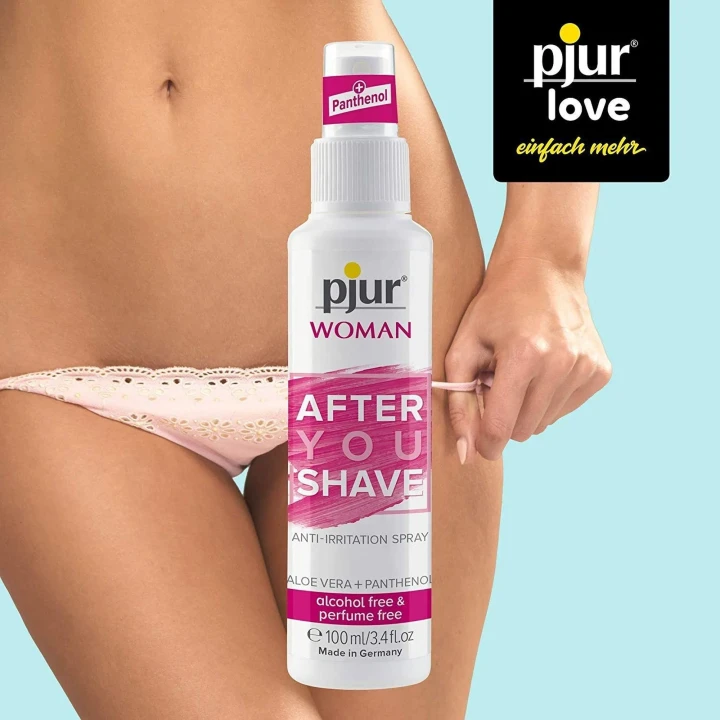 Spray łagodzący po goleniu dla kobiet - Żel-pjur Woman, 100 ml, regeneracja skóry